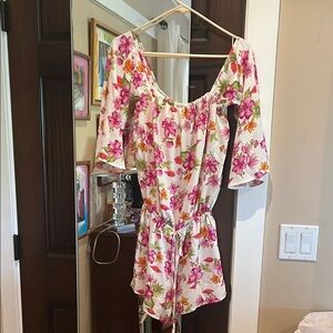 Frankie's Bikinis Floral Romper